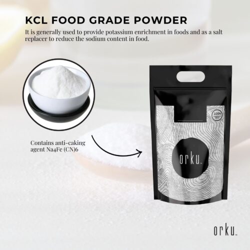 5Kg Potassium Chloride Powder Pure E508 Food Grade Salt Substitute Supplement - Image 3