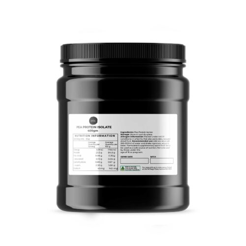 400g Pea Protein Powder Isolate Plant Vegan Vegetarian Shake Supplement Jar