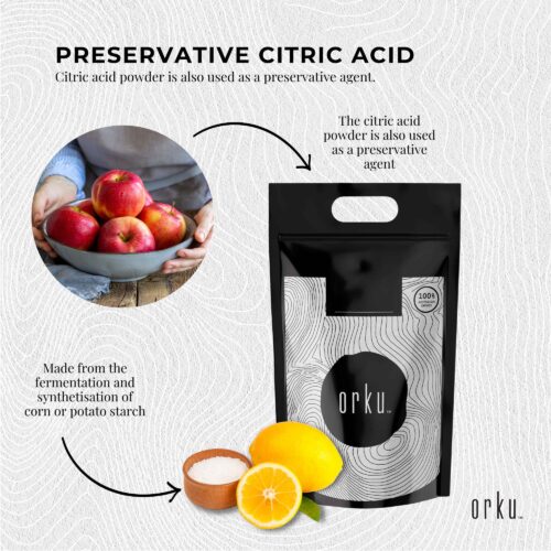 Bulk 10Kg Citric Acid Powder Food Grade Anhydrous GMO Free Preservative c6h807 - Image 3
