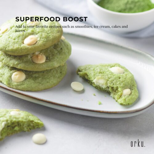 400g Organic Matcha Green Tea Powder Camellia Sinensis Leaf Supplement - Image 5
