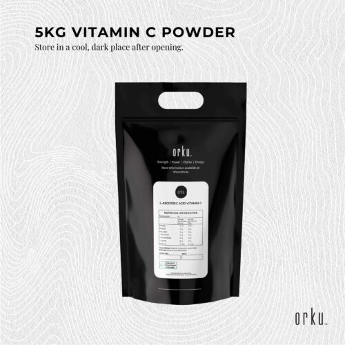 Orku Bulk 20Kg Vitamin C Powder Pure L-Ascorbic Acid USP Grade Non-GMO - Image 3
