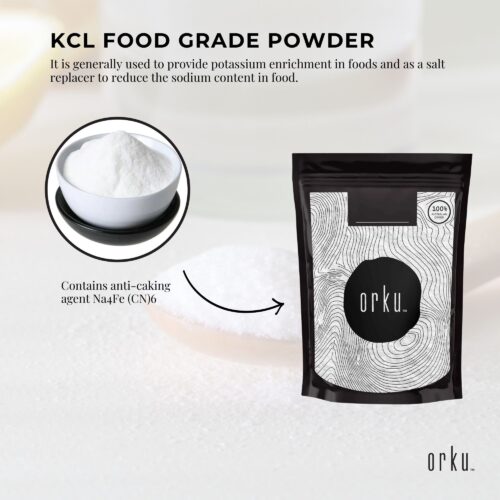 1Kg Potassium Chloride Powder Pure E508 Food Grade Salt Substitute Supplement - Image 3