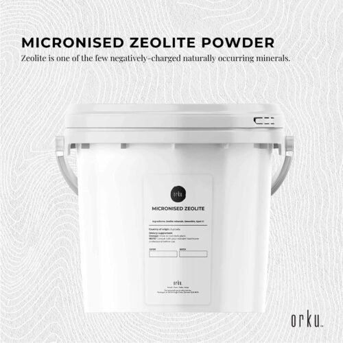 1.3kg Pure Micronised Zeolite Powder Tub Mineral Micronized Volcamin - Image 2