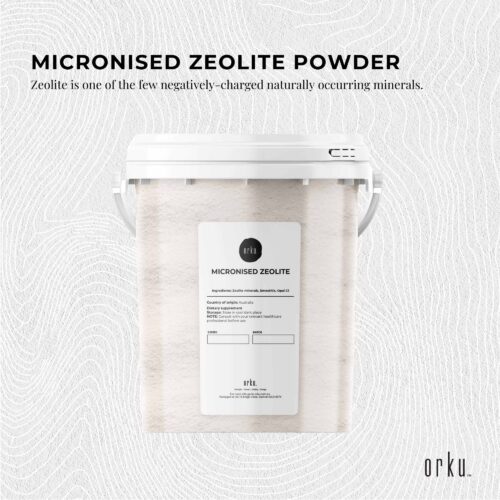 800g Pure Micronised Zeolite Powder Mineral Tub Micronized Volcamin - Image 2