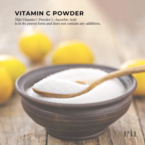 Orku 5Kg Vitamin C Powder Pure L-Ascorbic Acid USP Grade Non-GMO - Image 2