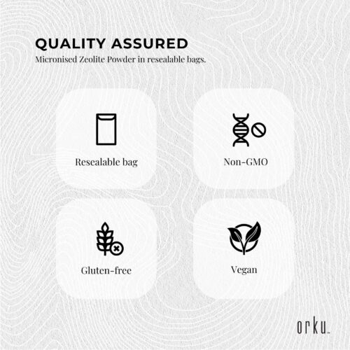400g Pure Micronised Zeolite Powder Mineral Micronized Volcamin - Image 8