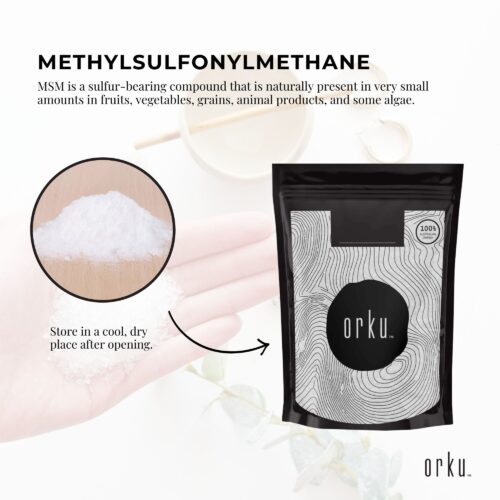 400g MSM Powder or Crystals Tub 99% Pure Methylsulfonylmethane Dimethyl Sulfone - Image 3
