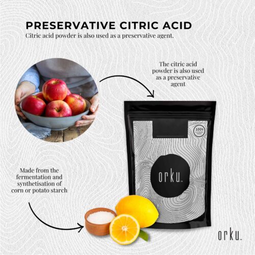 100g Citric Acid Powder Food Grade Anhydrous GMO Free Preservative c6h807 - Image 3
