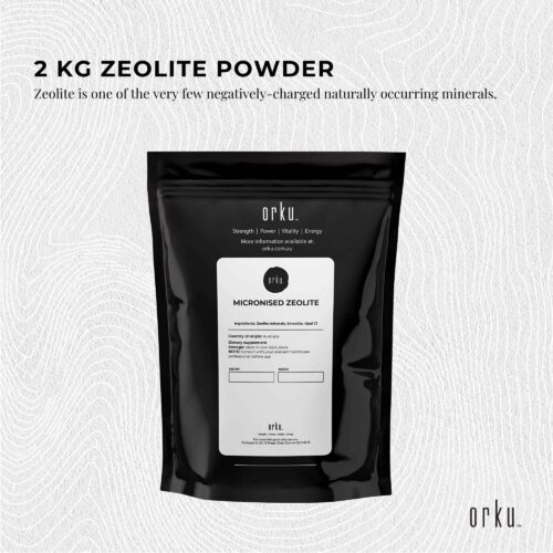 50g Pure Micronised Zeolite Powder Mineral Micronized Volcamin Clinoptilolite - Image 3