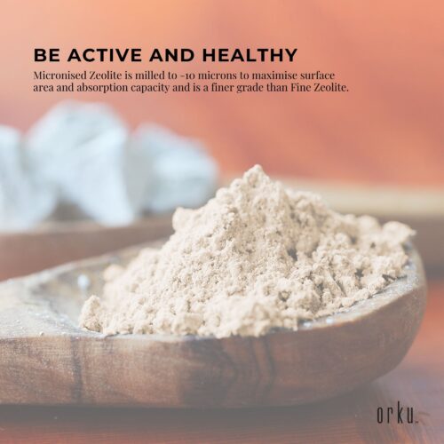 50g Pure Micronised Zeolite Powder Mineral Micronized Volcamin Clinoptilolite - Image 4