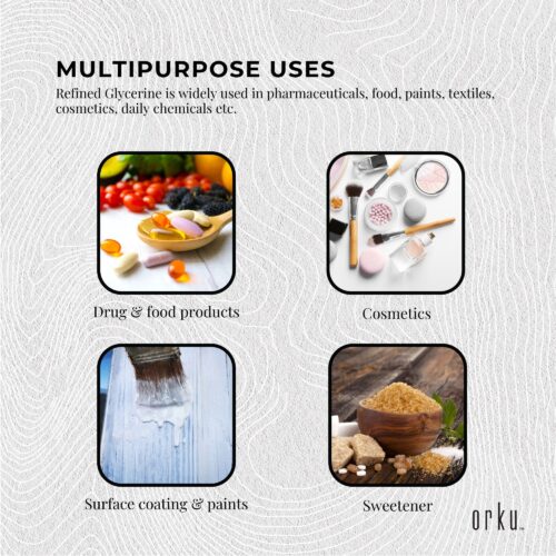 1L Glycerine Refined USP 99.9% Glycerol Pharmaceutical Vegetable Soybean Rapeseed - Image 5
