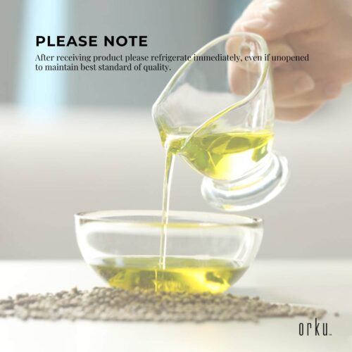 Orku 5L Organic Hemp Seed Oil Cold Pressed Food Grade Oils - Image 5