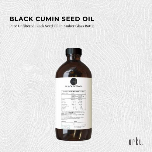 500ml Pure Black Seed Oil 100% Ethiopian Nigella Sativa Cumin Cold Pressed - Image 2