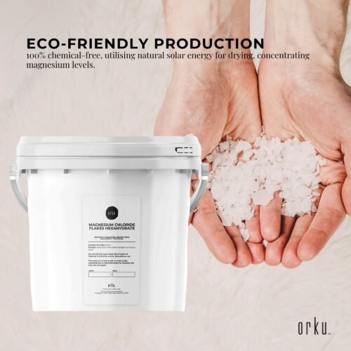 3.8Kg Magnesium Chloride Flakes Hexahydrate Tub Organic USP Food Grade Salt - Image 5