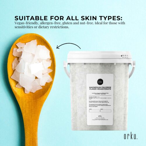 800g Magnesium Chloride Flakes Hexahydrate Tub Organic USP Food Grade Salt - Image 7