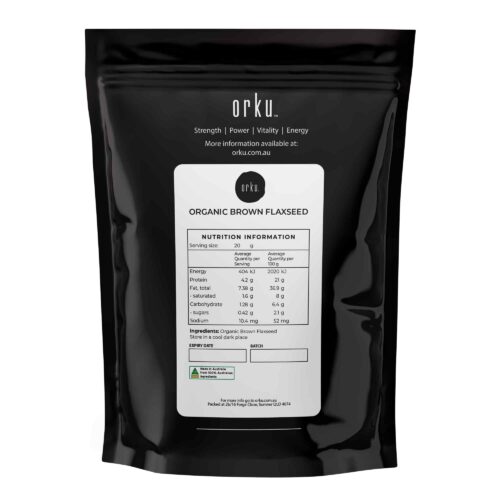 2Kg Organic Brown Linseed Flaxseed Whole Grain Flax Seed Non GMO Omega3 6 Fibre - Image 2