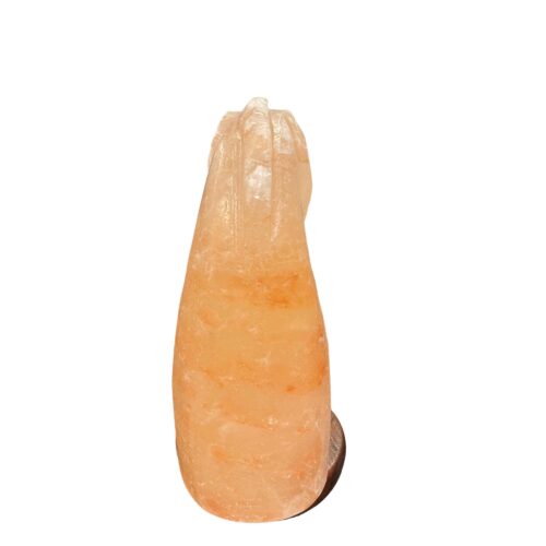 12V 12W Horse Himalayan Pink Salt Lamp Carved Knight Rock Crystal Light Bulb On/Off - Image 6