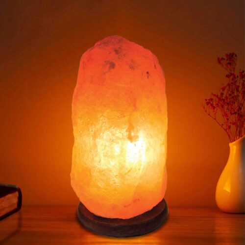12V 12W 1-2 Kgs Himalayan Pink Salt Lamp Natural Rock Crystal Light Bulb On/Off - Image 4