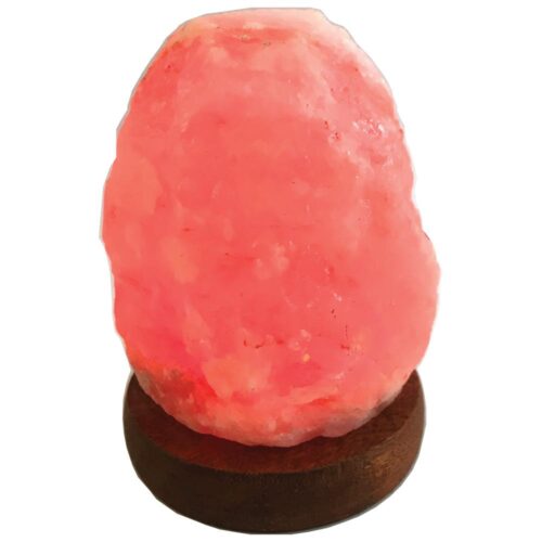 Red USB Himalayan Pink Salt Lamp Colour Light Bulb Mini Natural Rock Crystal