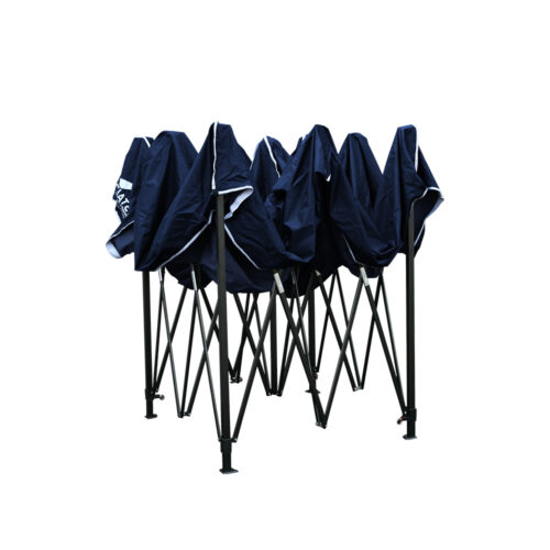 Instahut Gazebo Pop Up Marquee 3x3 Folding Tent Gazebos Camping 500D Oxford Navy - Image 4