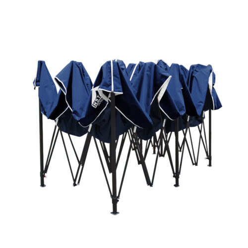 Instahut Gazebo Pop Up Marquee 3x6 Folding Tent Gazebos Camping 500D Oxford Navy - Image 4