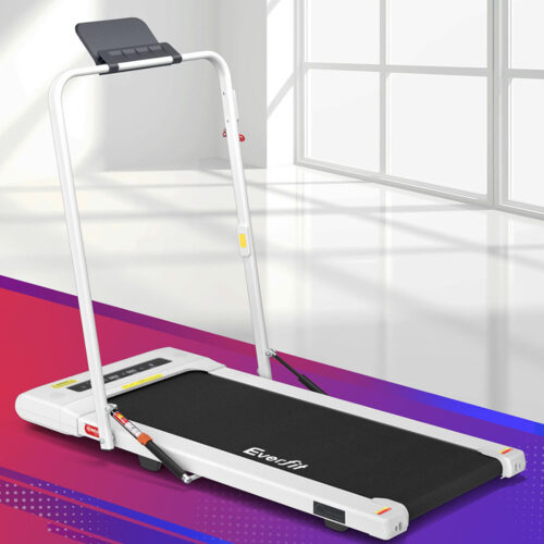Everfit Treadmill Electric Walking Pad Under Desk Home Gym Fitness 400mm White - Image 7