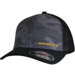Oakley Trucker Cap Mens Size S/M Grey Brush Camo Baseball Casual Sports Cap