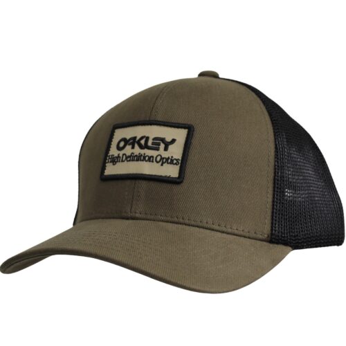 Oakley B1B HDO Patch Trucker New Dark Brush Green Sports Snapback Cap Mens Hat