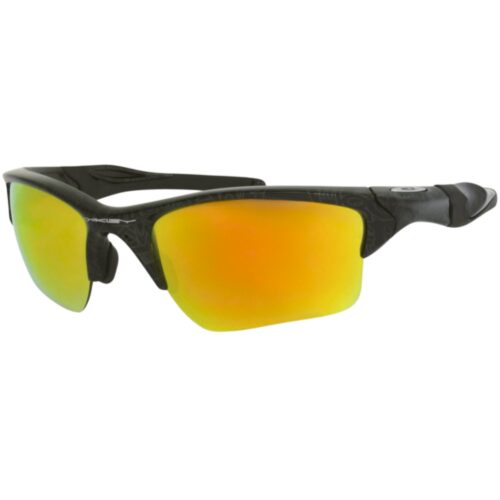 Oakley Custom Half Jacket 2.0 XL Black Grey History Text Fire Sports Sunglasses - Image 2