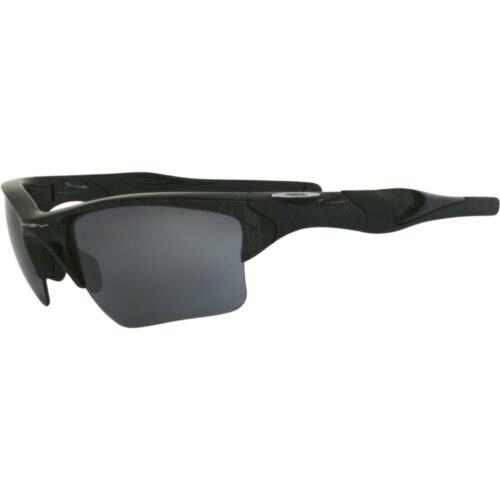 Ex Display Oakley Custom Half Jacket 2.0 XL Black Grey History Text Sunglasses
