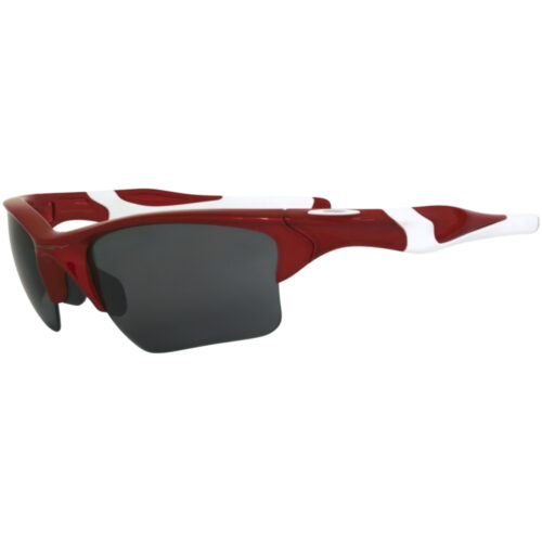 Oakley Custom Half Jacket 2.0 XL Team Red Polarized Grey Mens Sports Sunglasses