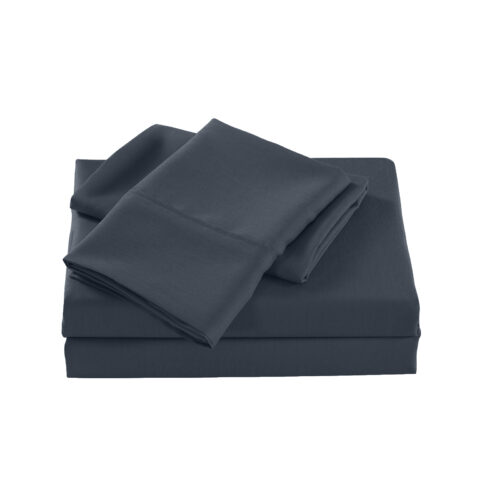 Royal Comfort Bamboo Cooling 2000TC Sheet Set Single Charcoal - Image 3