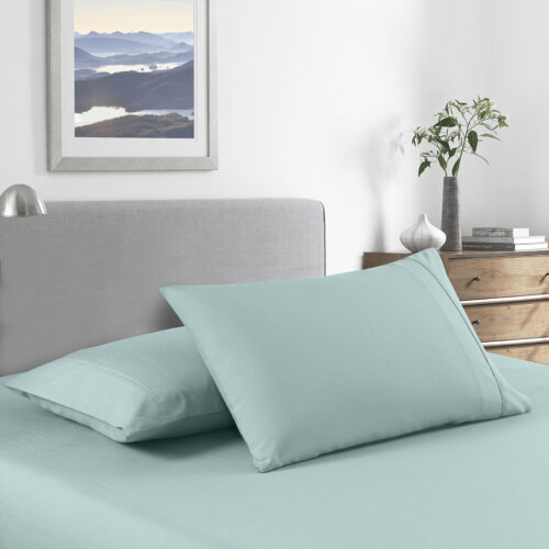Royal Comfort Sheets Set Bamboo Cooling 2000TC Bed Sheet Frost SINGLE - Image 2