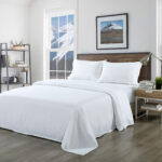 Royal Comfort Blended Bamboo Sheet Set White Double