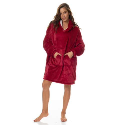 Royal Comfort Snug Hoodie Red