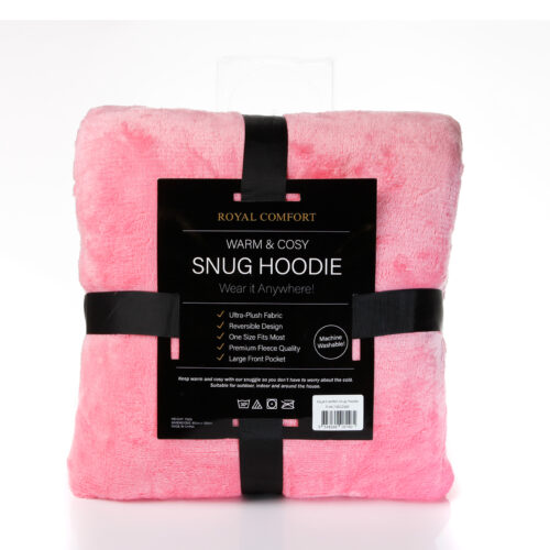Royal Comfort Snug Hoodie Pink - Image 5