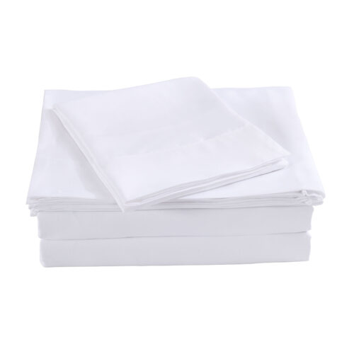 Royal Comfort Blended Bamboo Sheet Set White Queen - Image 2