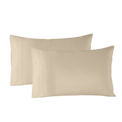 Royal Comfort Blended Bamboo Sheet Set Dark Ivory King - Image 4