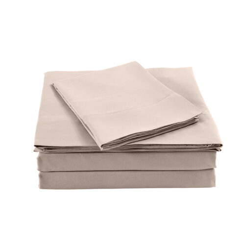 Royal Comfort Blended Bamboo Sheet Set Warm Grey  King - Image 2