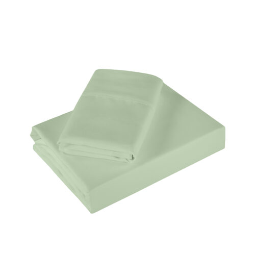 Royal Comfort  1200TC Ultrasoft 4 Pc Sheet Set  King  Sage Green - Image 3