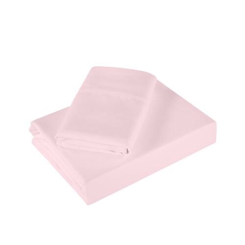 Royal Comfort 1200TC Ultrasoft 4-Piece Bed Sheets Set Soft Pink KING - Image 3