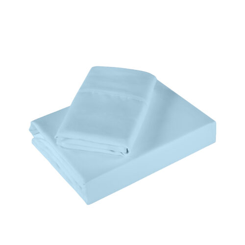 Royal Comfort 1200TC Ultrasoft 4-Piece Sheet Set King Sky Blue - Image 4