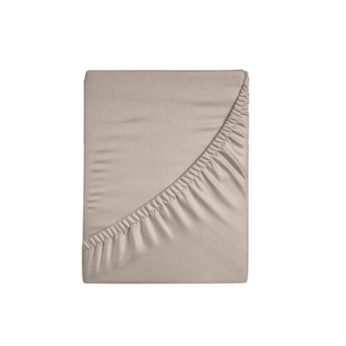 Royal Comfort 1500TC Cotton Rich 3-Piece Bed Sheets Set Stone DOUBLE - Image 4