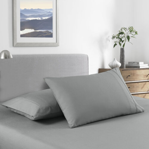 Royal Comfort Bamboo Cooling 2000TC Sheet Set King Mid Grey - Image 2