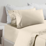 Renee Taylor 1500TC Cotton Blend Bed Sheets Set King Ivory