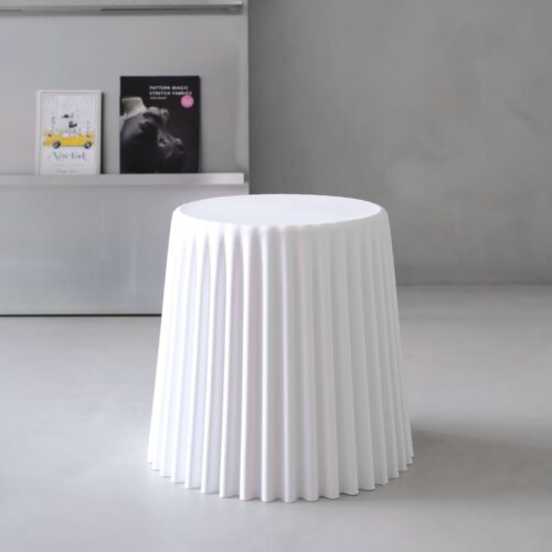 Artiss Set of 4 Cupcake Bar Stools Stackable Foot Stool White - Image 4