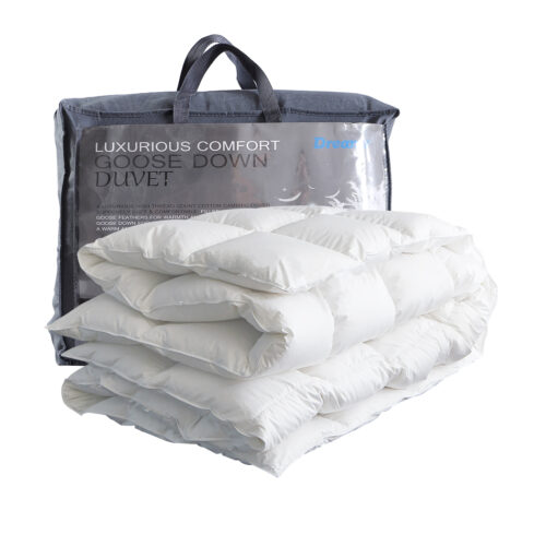 DreamZ 700GSM All Season Goose Down Queen - Image 2