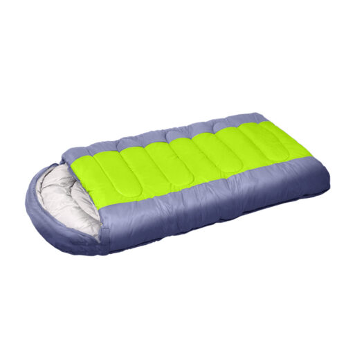 Mountview Sleeping Bag Outdoor Camping Grey - Image 2