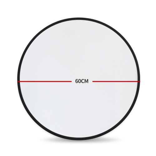 Wall Mirror Round Shaped Bathroom Makeup Medium - Image 3
