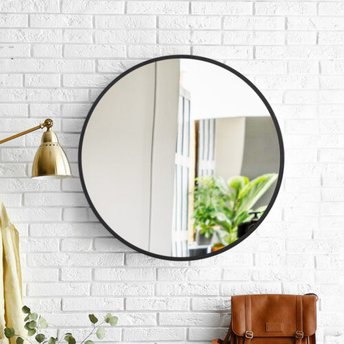 Wall Mirror Round Shaped Bathroom Makeup Medium - Image 8